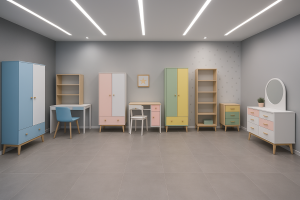 Pvc folyo kaplama COCUK ODASI dolaplar