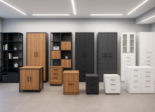 Pvc folyo kaplama ofis dolaplar