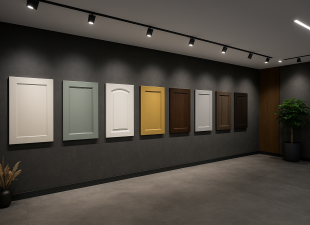 PVC Foil Kitchen Cabinets