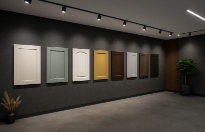 PVC Foil Kitchen Cabinets