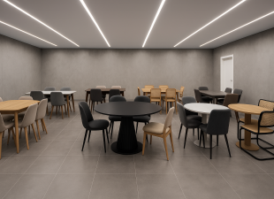 PVC FOLYO KAPLAMA YEMEK MASALARI