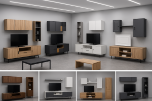 PVC FOLYO KAPLAMA TV UNITELERI