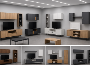 PVC FOLYO KAPLAMA TV UNITELERI